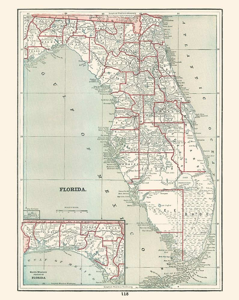 Florida - Rathbun 1893 art print by Rathbun for $57.95 CAD