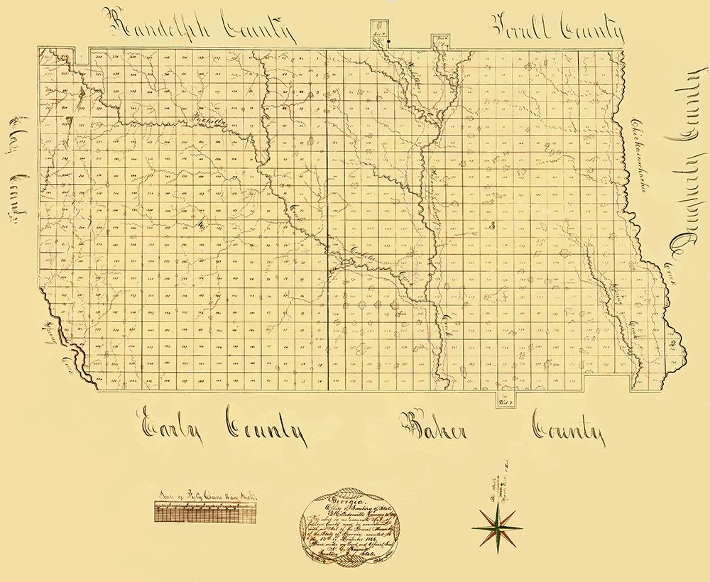 Calhoun Georgia - Secretary of State 1866 art print by Secretary of State for $57.95 CAD