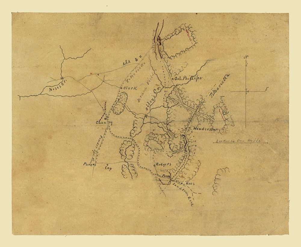 Marietta Georgia -1864 art print by Unknown for $57.95 CAD
