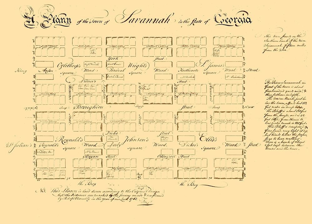 Savannah Georgia - Carson 1761 art print by Carson for $57.95 CAD