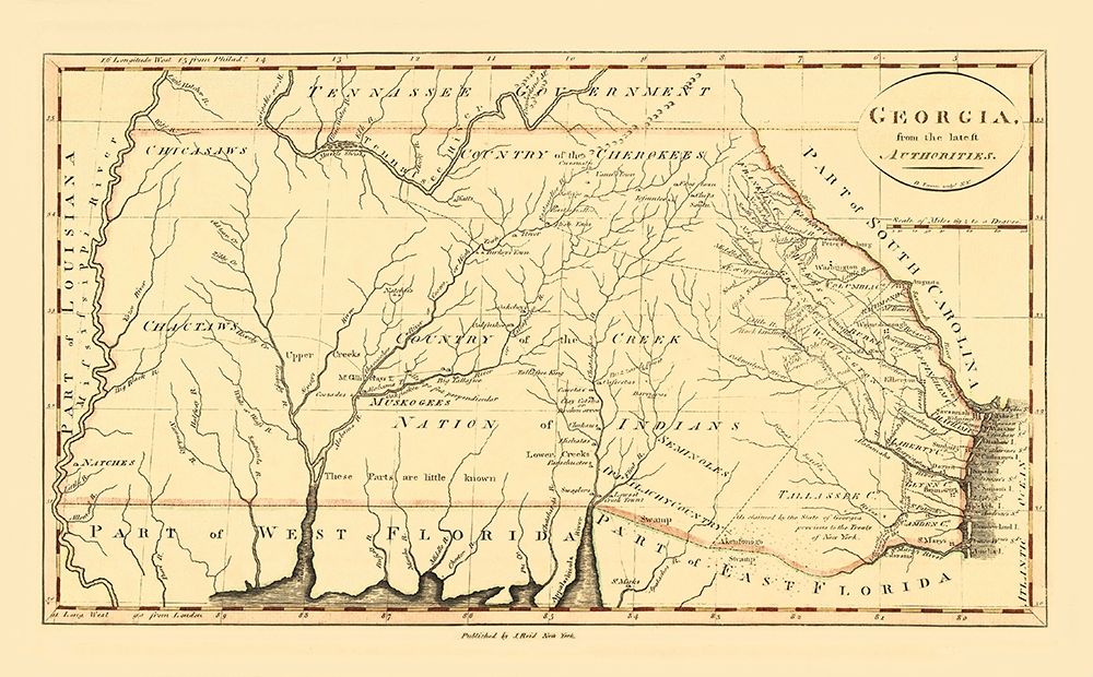 Georgia - Reid 1796 art print by Reid for $57.95 CAD