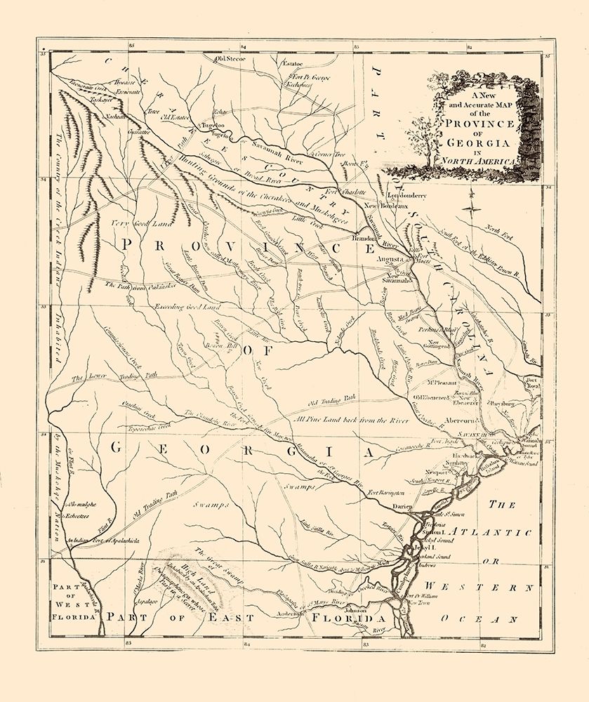 Georgia - Universal 1779 art print by Universal Magazine for $57.95 CAD