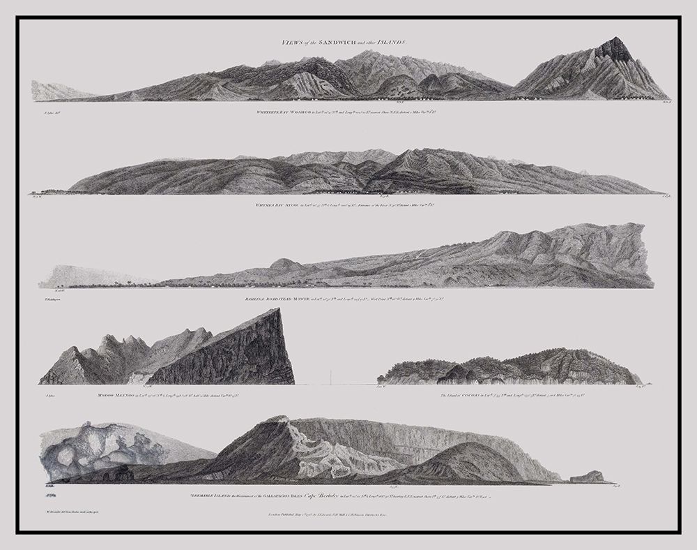 Hawaii, Other Islands Coast - Robinson 1798 art print by Robinson for $57.95 CAD