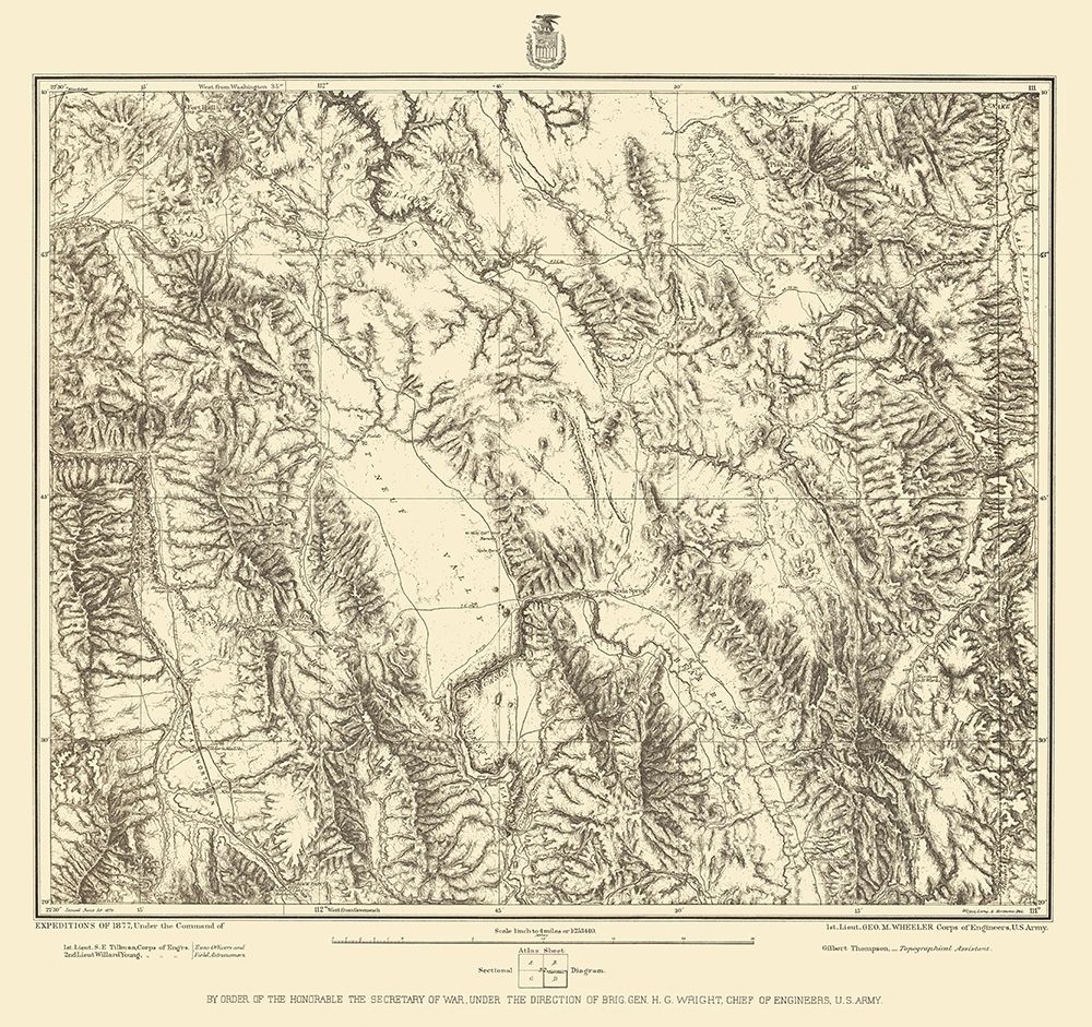 Southeastern Idaho - US Army 1877 art print by US Army for $57.95 CAD