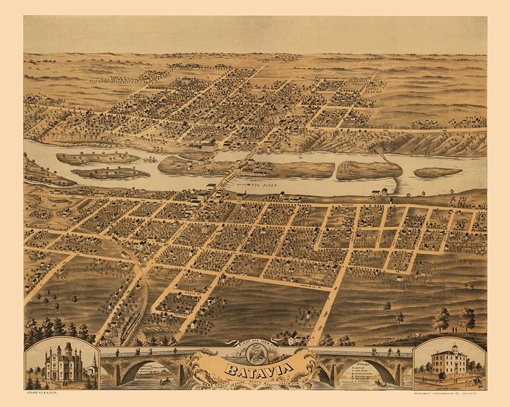 Batavia Illinois - Ruger 1869 art print by Ruger for $57.95 CAD