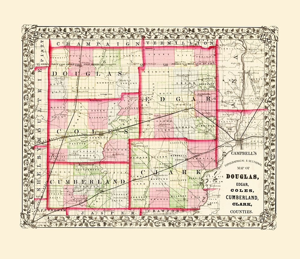 Douglas Edgar Coles Cumberland Clark Illinois art print by Campbell for $57.95 CAD
