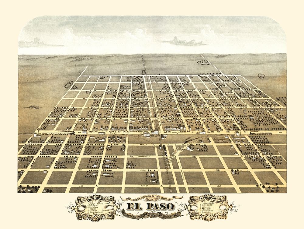 El Paso Illinois - Ruger 1869 art print by Ruger for $57.95 CAD