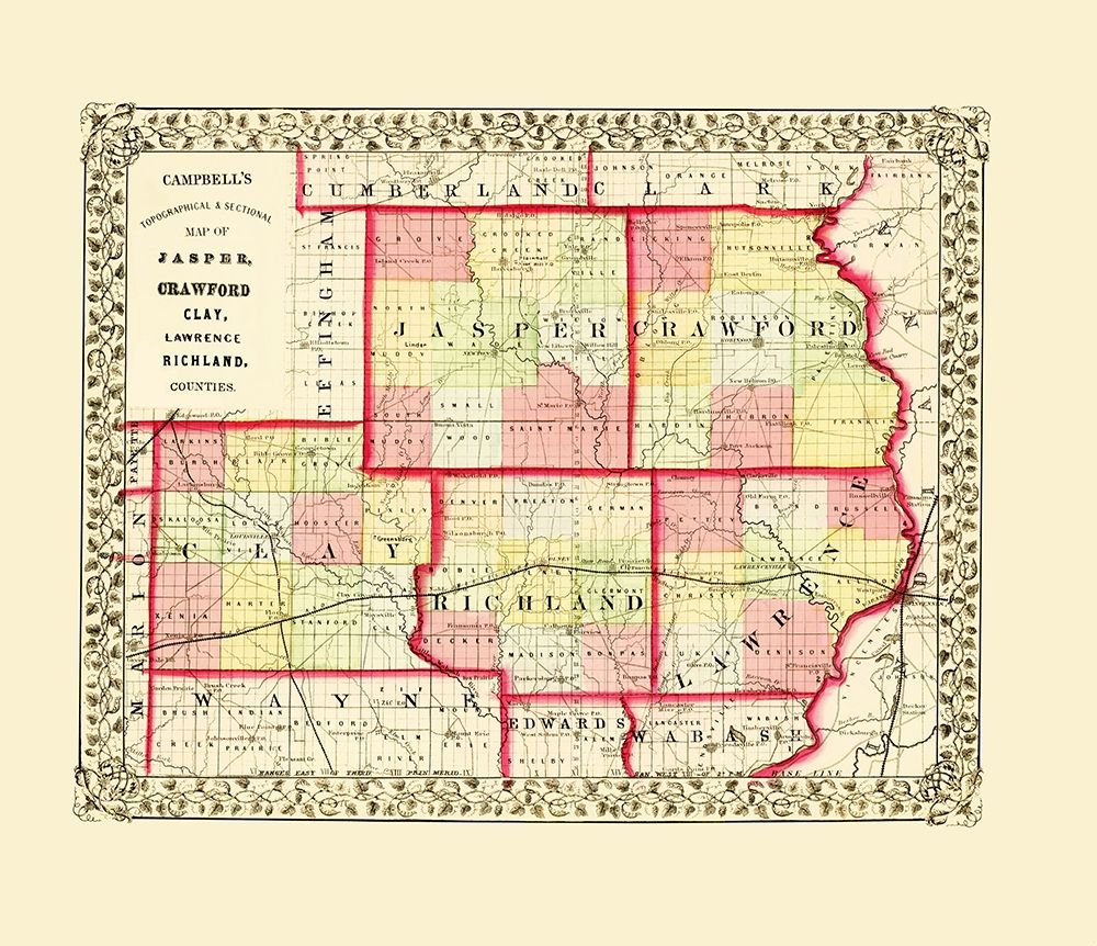 Jasper Crawford Clay Lawrence Richland Illinois art print by Campbell for $57.95 CAD