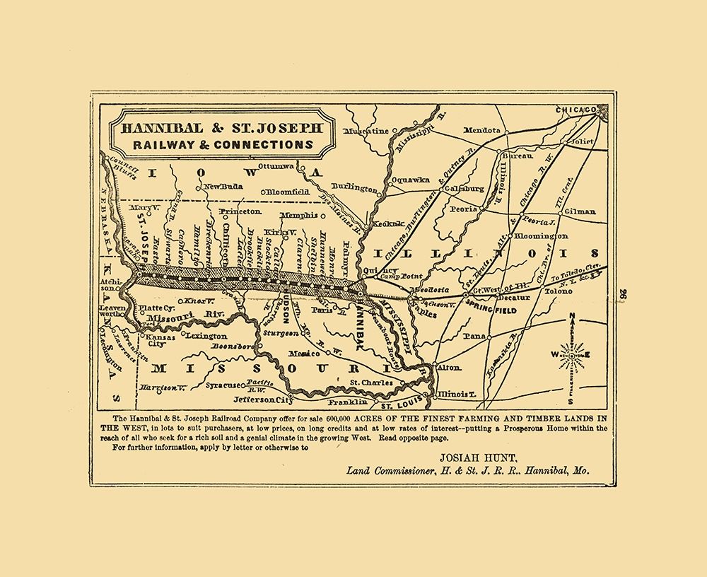 Missouri Illinois Railway - Thomas 1863 art print by Thomas for $57.95 CAD
