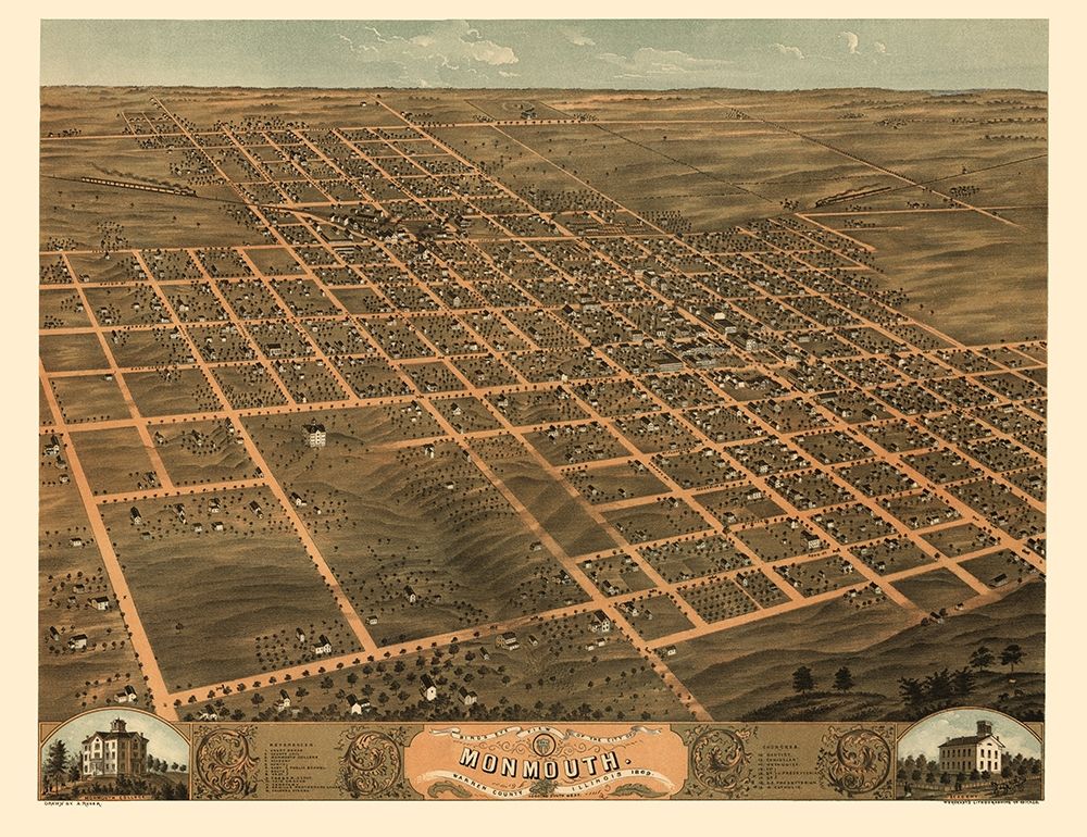 Monmouth Illinois - Ruger 1869 art print by Ruger for $57.95 CAD