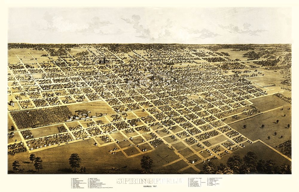 Springfield Illinois - Ruger 1867 art print by Ruger for $57.95 CAD
