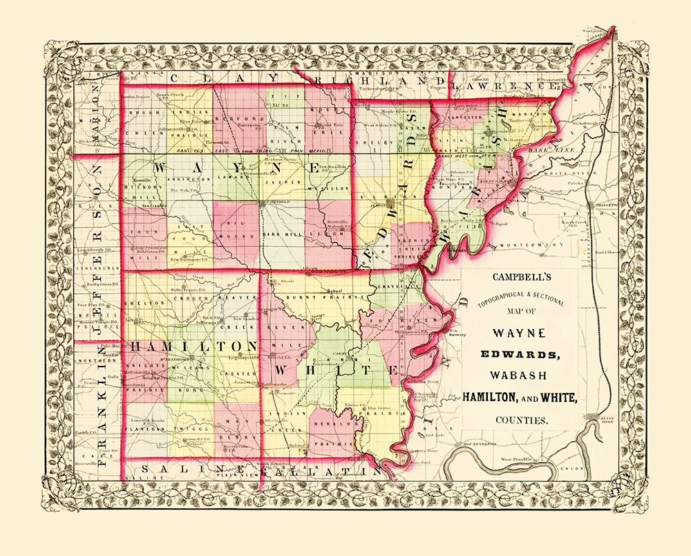 Wayne Edwards Wabash Hamilton White Illinois art print by Campbell for $57.95 CAD
