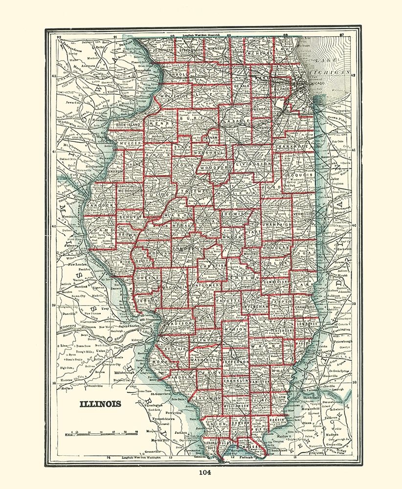 Illinois - Rathbun 1893 art print by Rathbun for $57.95 CAD