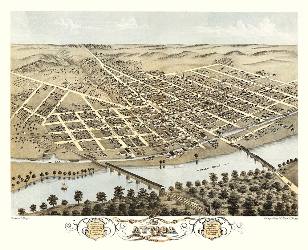 Attica Indiana - Ruger 1869 art print by Ruger for $57.95 CAD