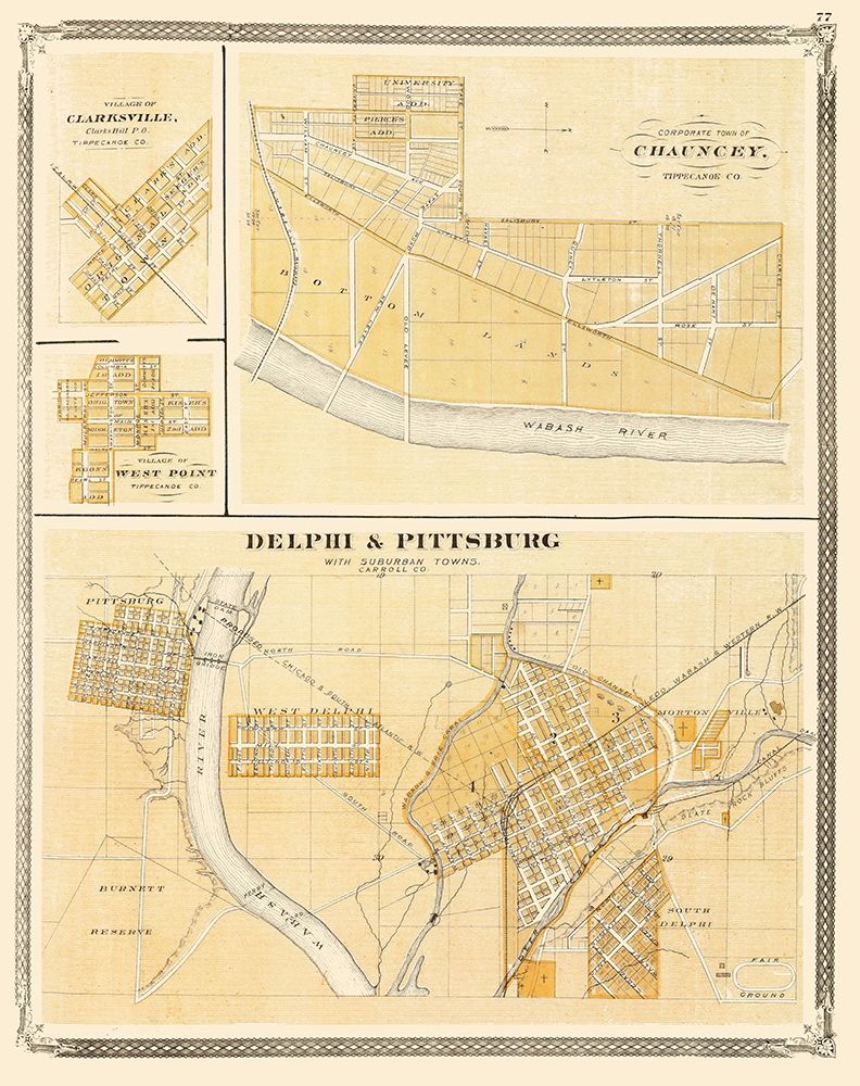 Delphi Indiana - Baskin 1876 art print by Baskin for $57.95 CAD