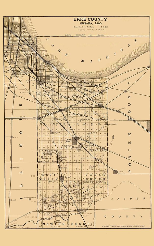 Lake Indiana - Ball 1890 art print by Ball for $57.95 CAD