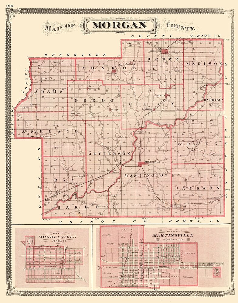 Morgan Indiana - Baskin 1876 art print by Baskin for $57.95 CAD
