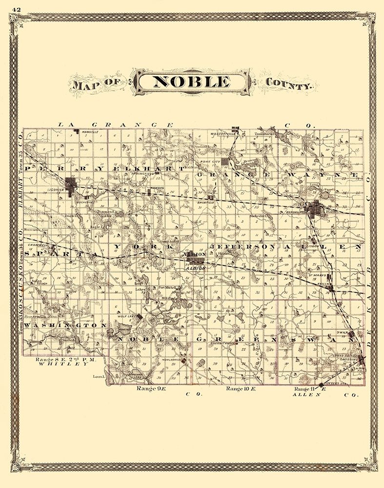 Noble Indiana Landowner - Baskin 1876 art print by Baskin for $57.95 CAD