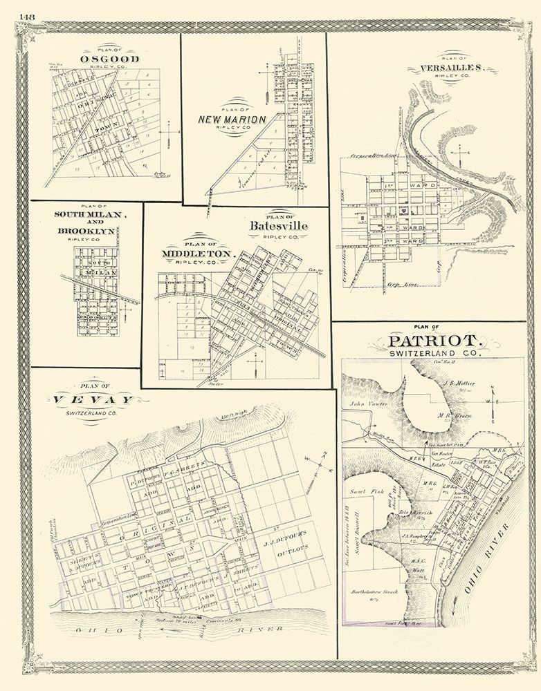 Patriot, Osgood, New Marion, Versailles Indiana art print by Baskin for $57.95 CAD