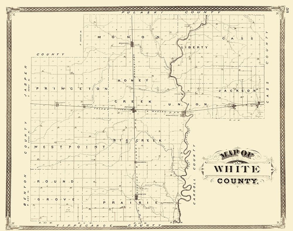 White Indiana Landowner - Baskin 1876 art print by Baskin for $57.95 CAD