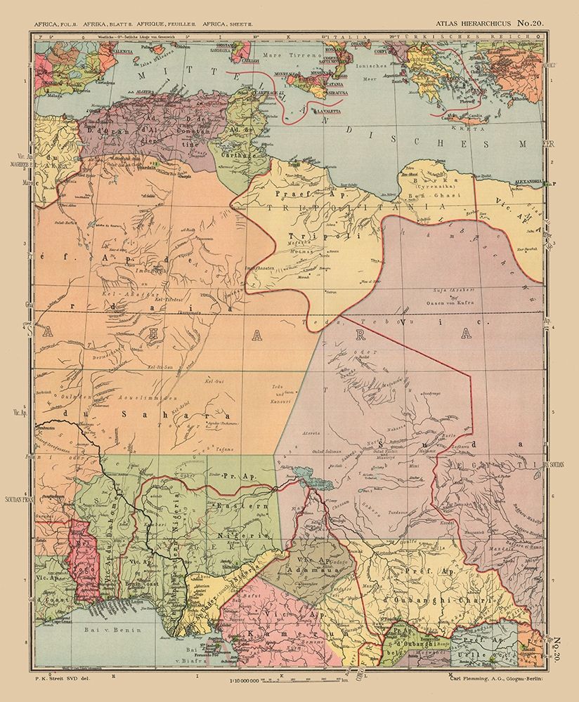 South Africa - Streit 1913 art print by Streit for $57.95 CAD