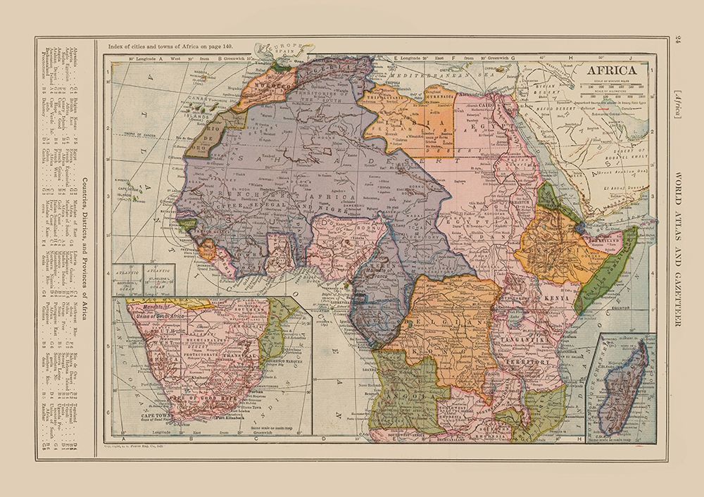 Africa - Reynold 1921 art print by Reynold for $57.95 CAD