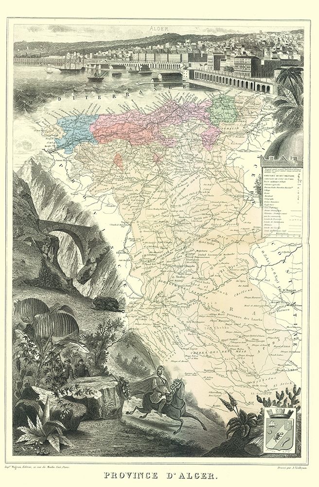 Algeria - Migeon 1869 art print by Migeon for $57.95 CAD