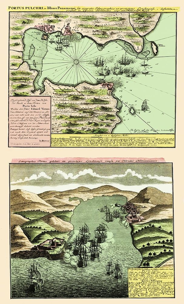Panama Central America - 1740 art print by Unknown for $57.95 CAD