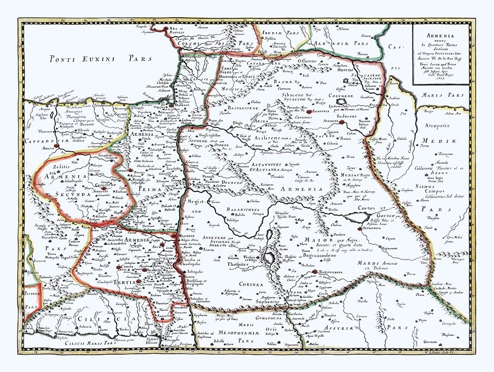 Armenia - Sanson 1641 art print by Sanson for $57.95 CAD