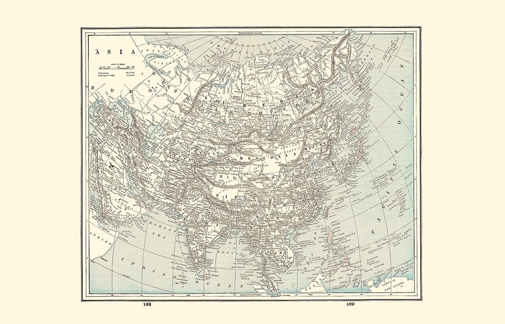 Asia - Rathbun 1893 art print by Rathbun for $57.95 CAD