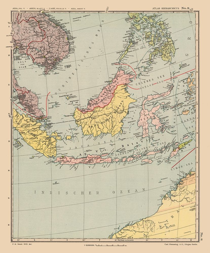 Asia - Streit 1913 art print by Streit for $57.95 CAD