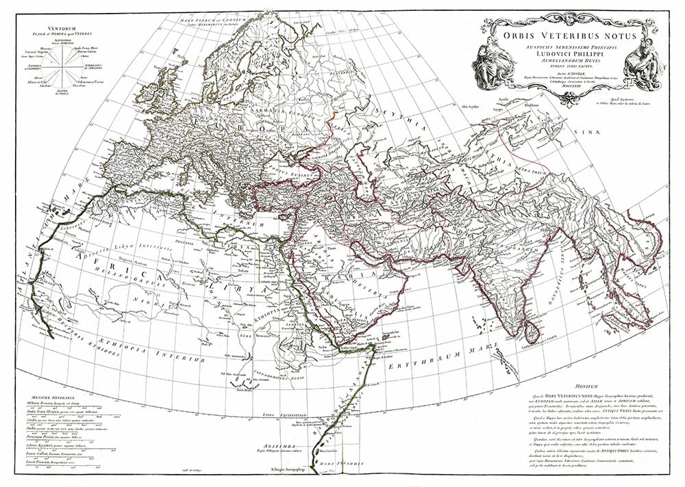 Europe Asia - DAnville 1799 art print by D Anville for $57.95 CAD