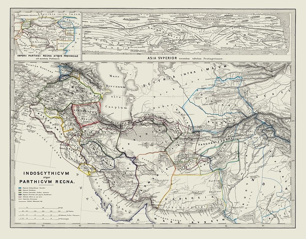 Asia Superior - Spruner 1865 art print by Spruner for $57.95 CAD