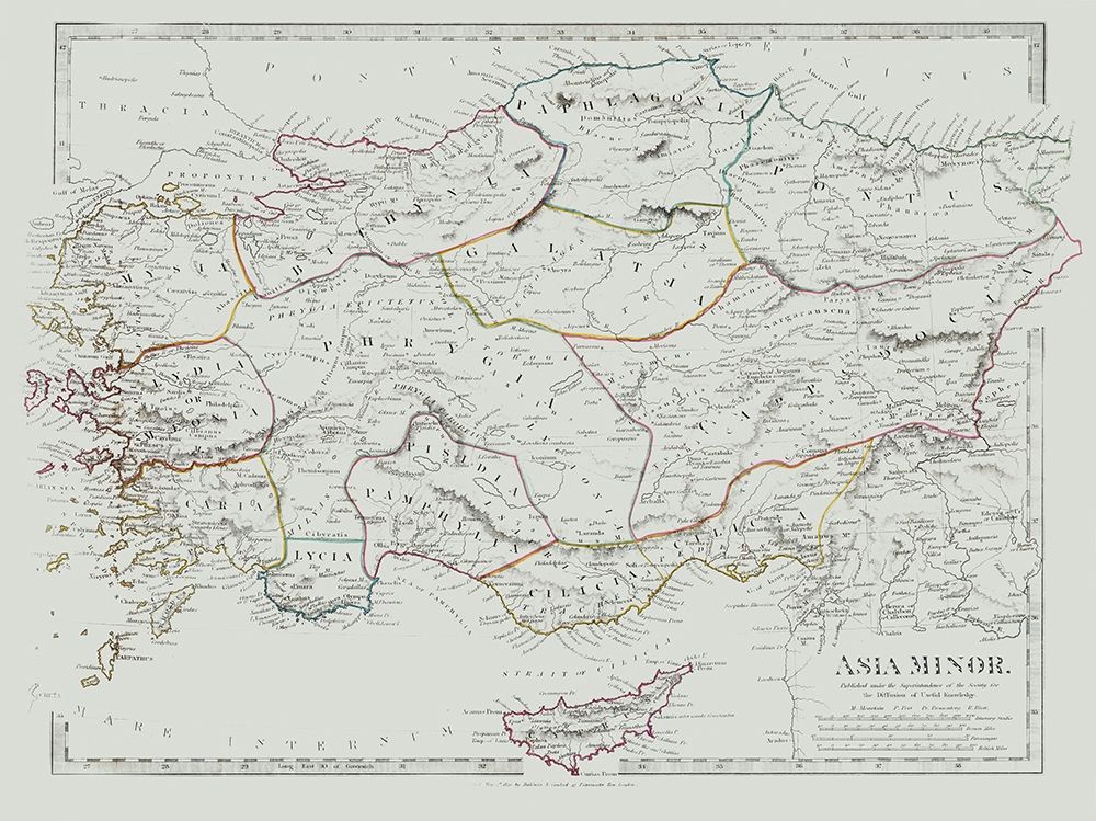 Asia Minor - Baldwin 1830 art print by Baldwin for $57.95 CAD