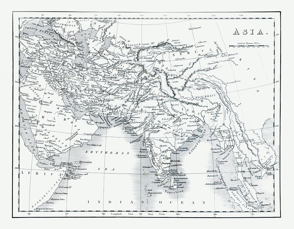 Asia - Oxford 1828 art print by Oxford for $57.95 CAD