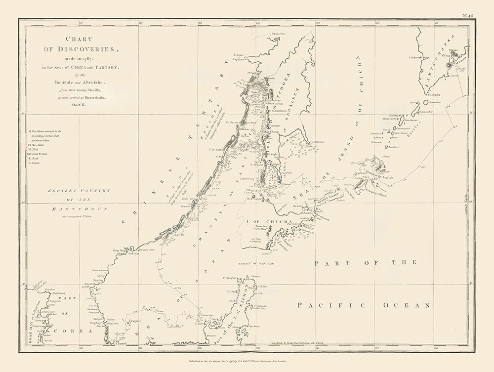 Asia China Tartary Seas Discoveries - Robinson art print by Robinson for $57.95 CAD