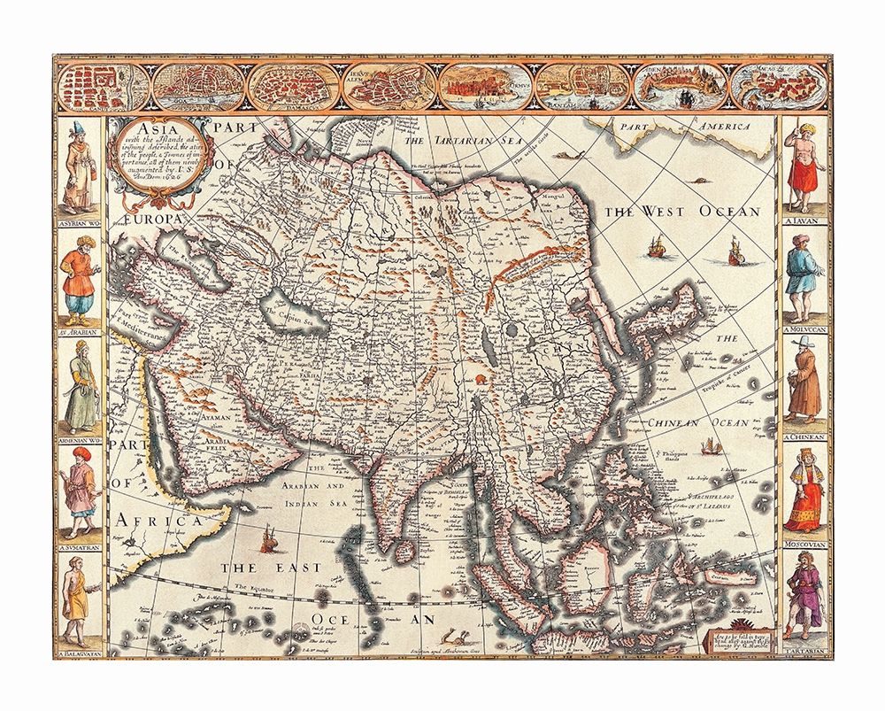 Asia - Ano Dom 1626 art print by Ano Dom for $57.95 CAD