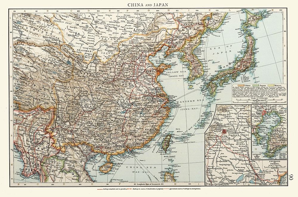 China Japan - Andree 1895 art print by Andree for $57.95 CAD