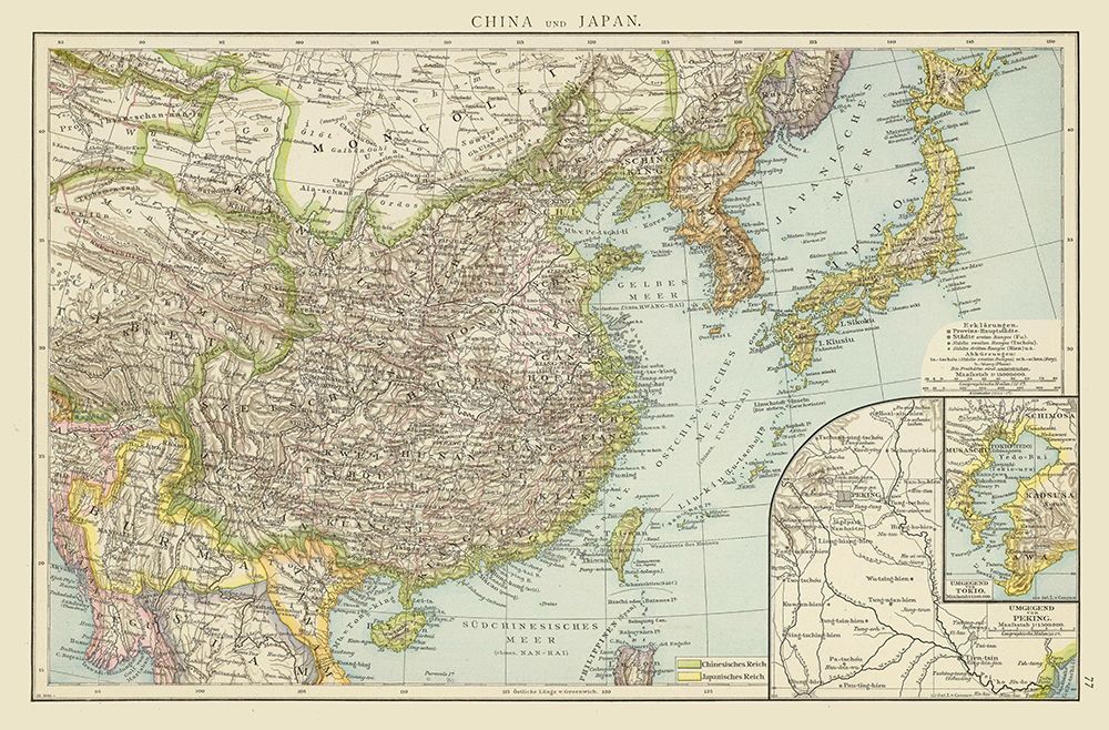 China Japan - Andree 1881 art print by Andree for $57.95 CAD