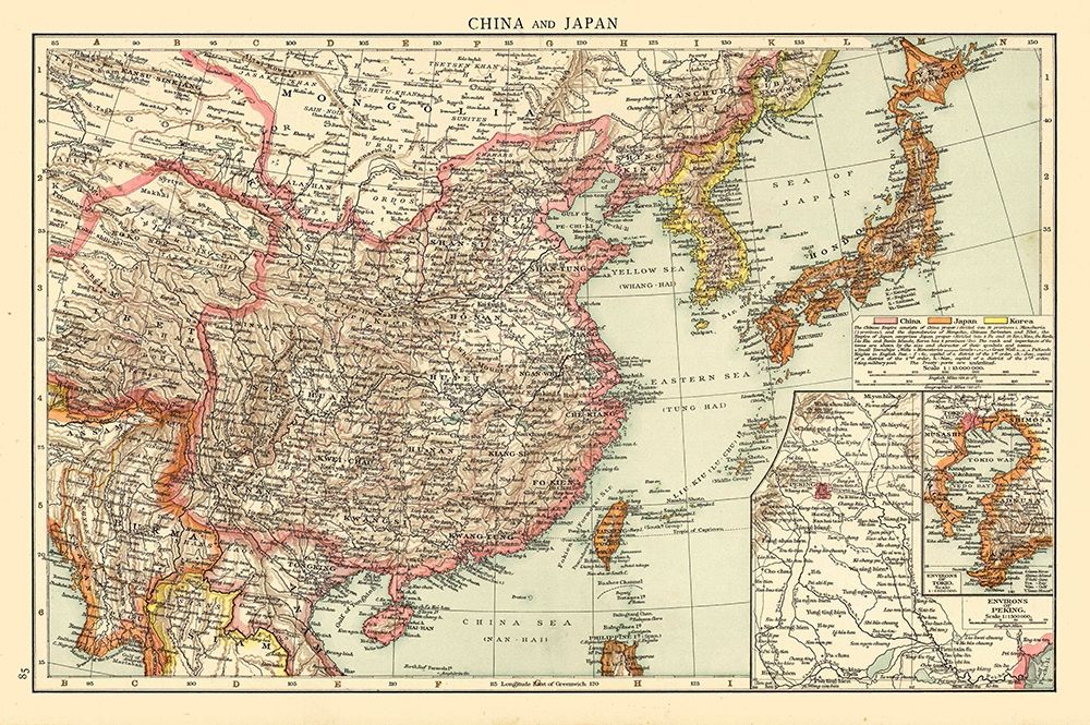 China Japan - Andree 1895 art print by Andree for $57.95 CAD