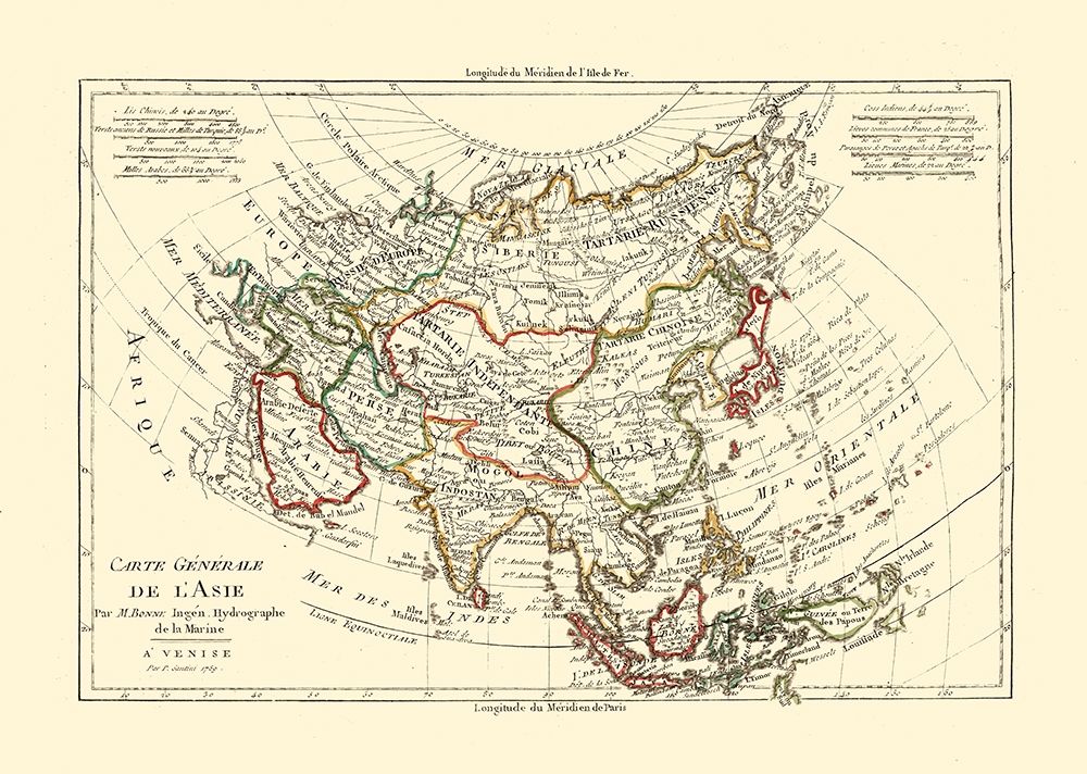Asia - Santini 1794 art print by Santini for $57.95 CAD