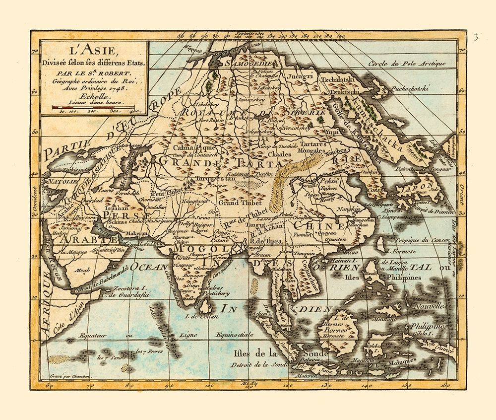 Asia - Robert 1748 art print by Robert for $57.95 CAD