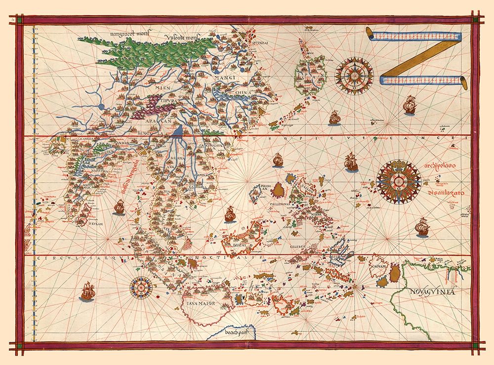 East Asia - Martines 1587 art print by Martines for $57.95 CAD