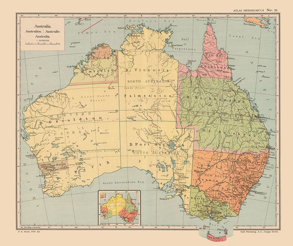Australia - Flemming 1913 art print by Flemming for $57.95 CAD
