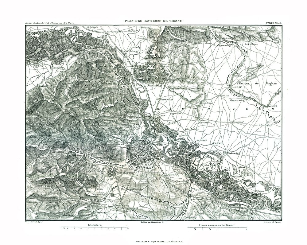 Vienna Austria - Thiers 1866 art print by Thiers for $57.95 CAD
