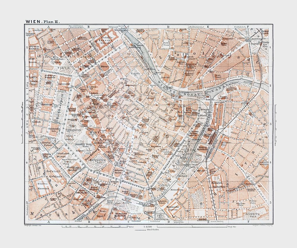 Vienna Austria - Baedeker 1910 art print by Baedeker for $57.95 CAD