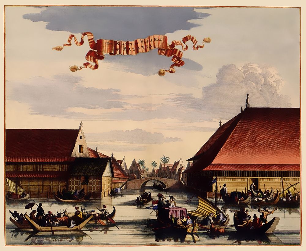 Asia Slaughter House Indonesia Picture art print by Nieuhoff for $57.95 CAD