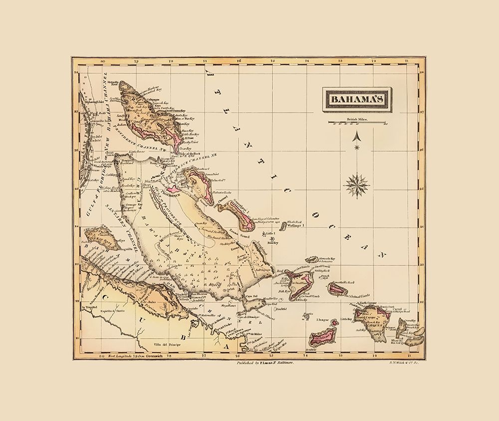 Bahamas - Lucas 1823 art print by Lucas for $57.95 CAD