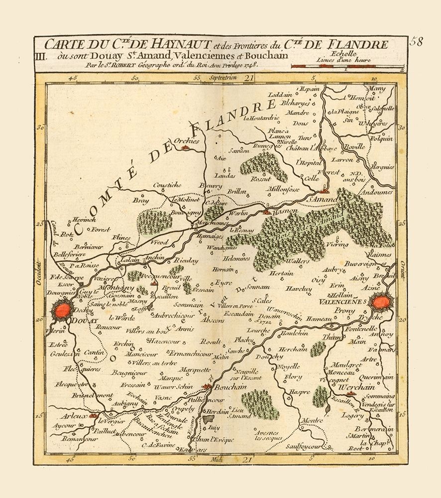 Hainaut Flanders Belgium - Robert 1748 art print by Robert for $57.95 CAD