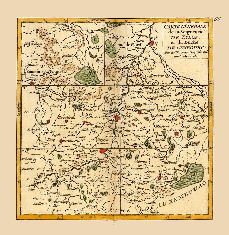 Flemish Brabant Limburg Province Belgium - Robert 1748 art print by Robert for $57.95 CAD
